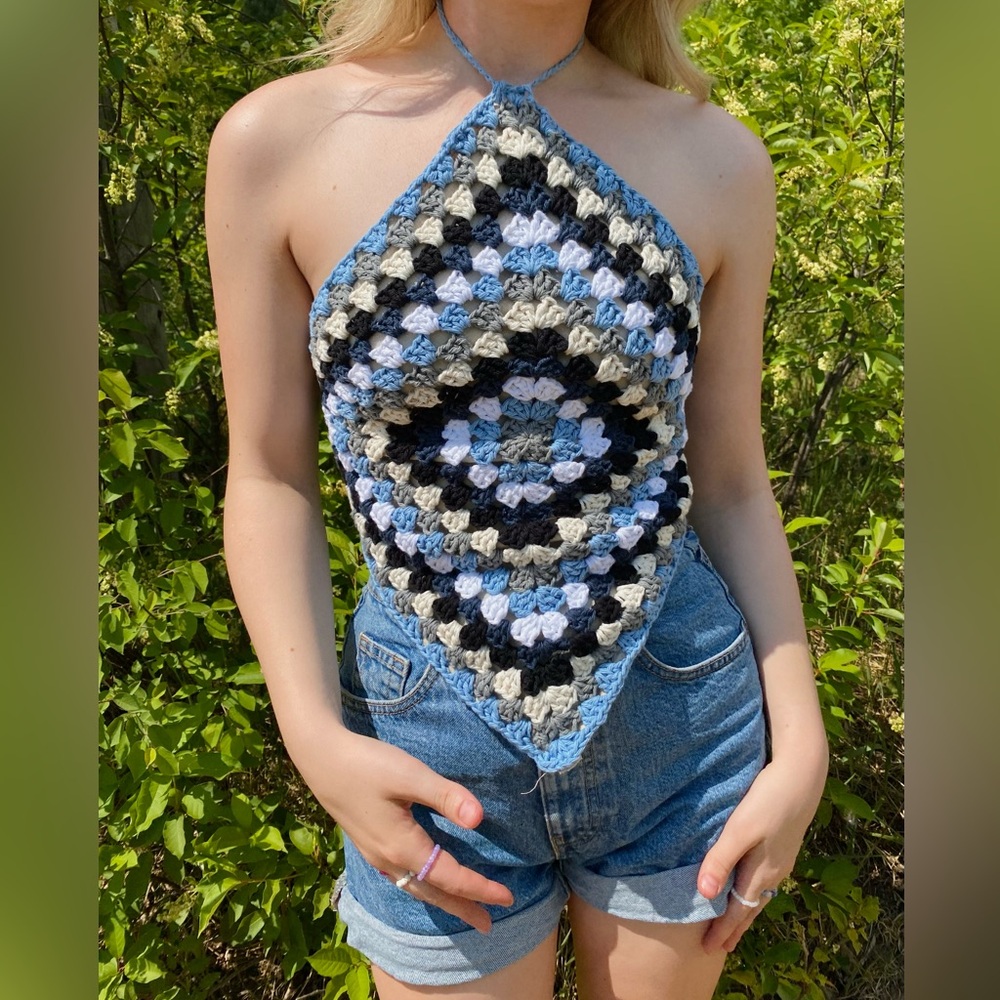Crochet halter top 🧿